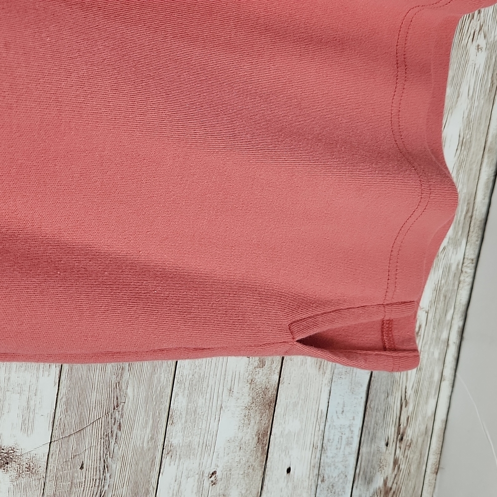 Land's End, Women's Coral Tunic top, v-neck, short Sleeves, Sz 14-16 - Picture 7 of 7